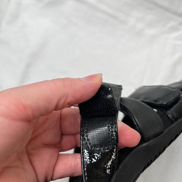 Vionic Womens Black Hadlie Adjustable Slide Sandals Size 9 - Picture 4 of 6